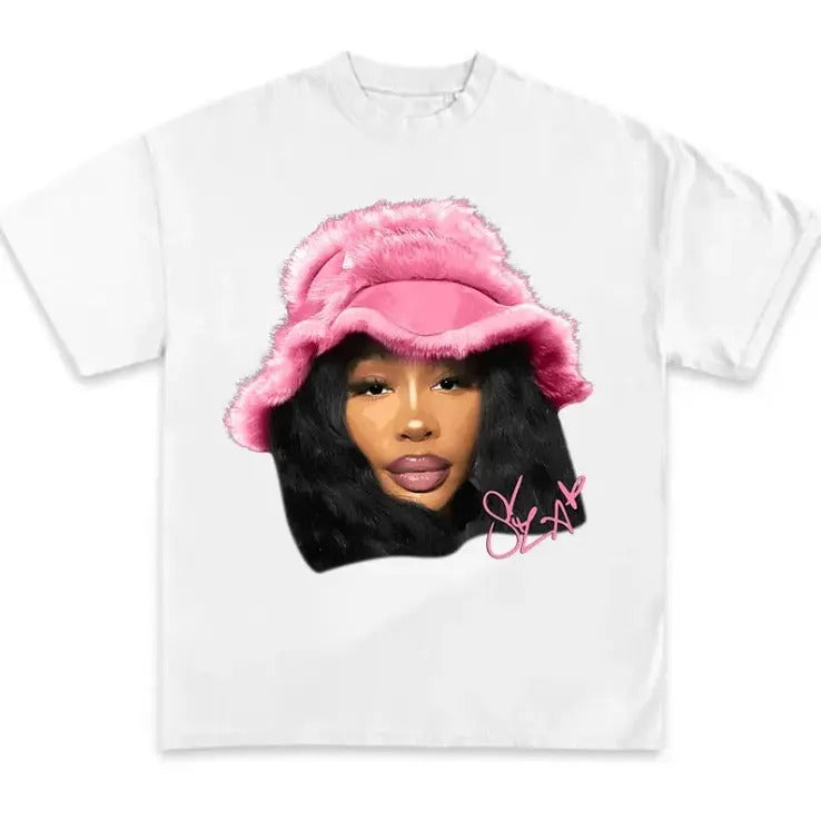SZA PinkTee Shirt