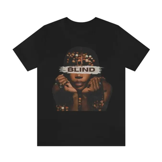 SZA SOS Blind T-shirt- Music Tee - Sza Concert T-shirt