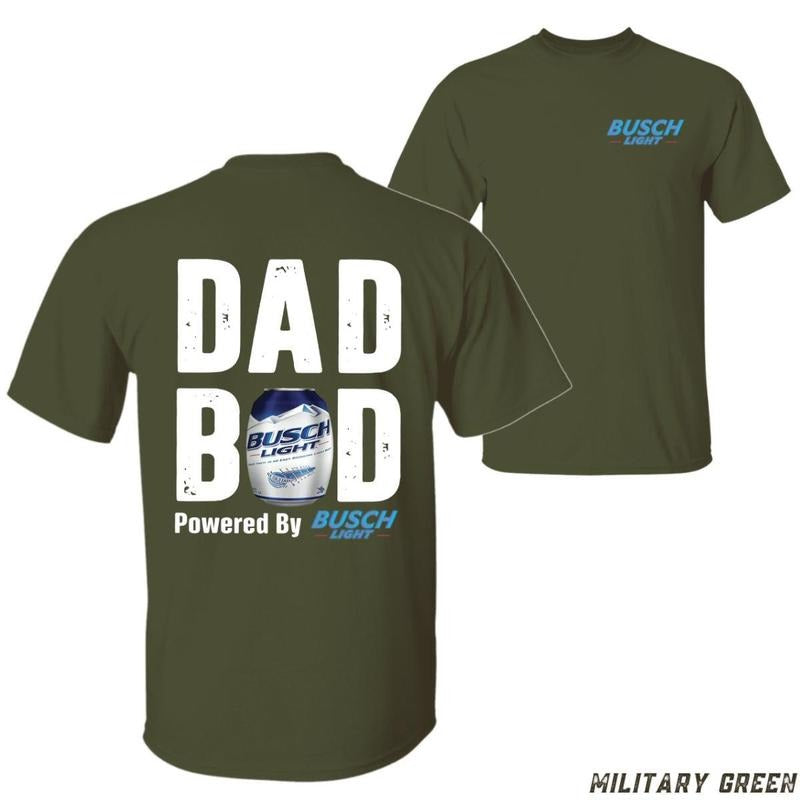 [Sale Up To 60%] Dad Bod Powered By Busch Light T-shirt