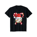 Santa Sports Candy Cane Christmas Baseball Player Men T-Shirt made in usa