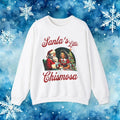 Santa's Little Chismosa T-Shirt - Funny Holiday Tee for Gossip Lovers Crewneck Sweatshirt