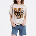 Save By Grace T-Shirt Casual Style Crew Neck Short Sleeve T-Shirt Tops Trendy for Unisex