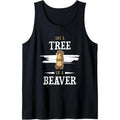 Save a Tree Eat a Beaver Tank Top