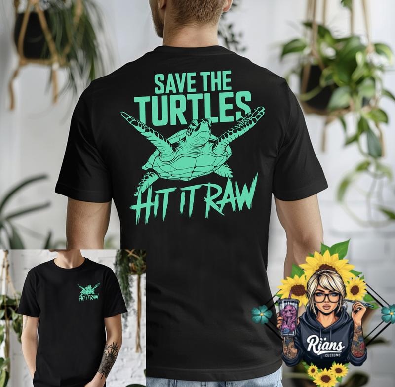 Save the Turtles Unisex Comfort Colors Tshirt