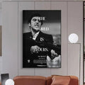 Scarface The World is Yours Classic Movie Posters and Prints Tony Canvas Painting Wall Art for Living Room Home Decor Art