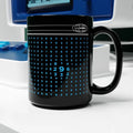 Scary Numbers Macrodata Refinement Black Glossy Mug