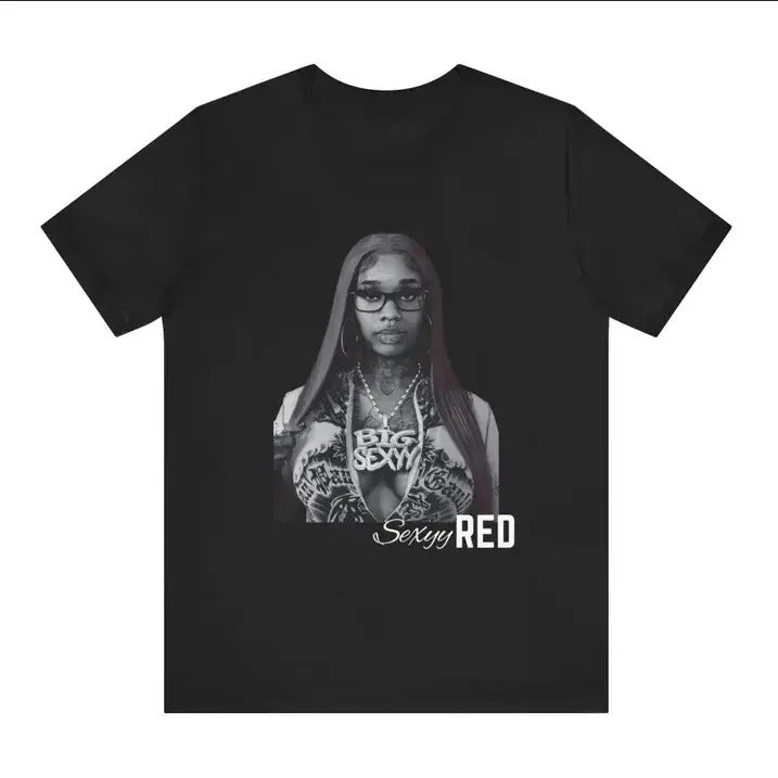 Sexyyy Red Fan Shirt Rapper Shirt Cotton Fabric