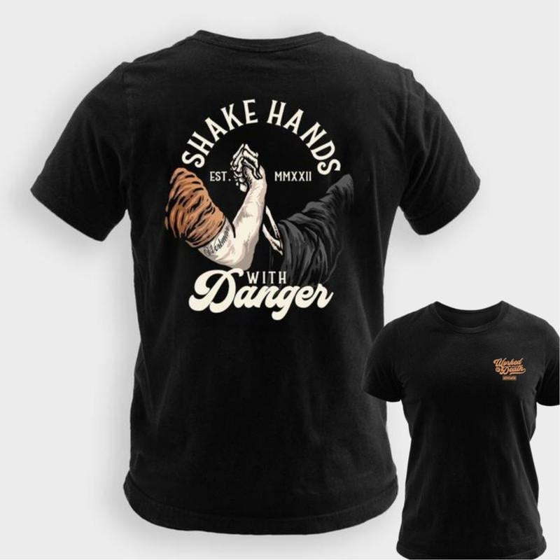 Shake Hands With Danger - T-Shirt DRG wompwompmrcomershirt
