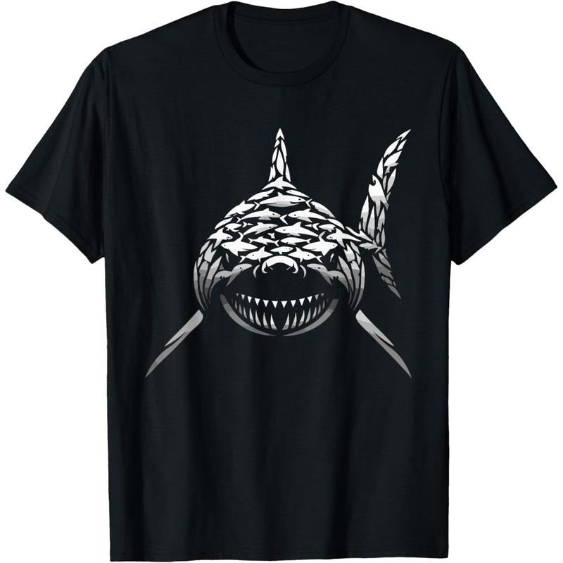 Shark Marine Biology Animal Science Sharks Lover T-Shirt made in usa