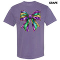 Shimmer Mardi Gras Bow Comfort Colors T-Shirt