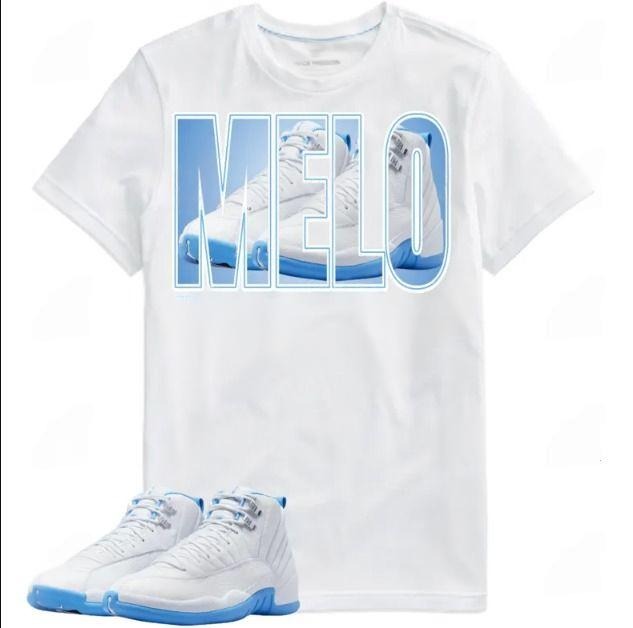 Shirt To Match AJ 12 Melo Blue, Graphic Tee,Best Gift