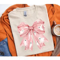 Short Sleeve T-Shirt Halloween Ghosts Bow