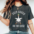 Sillie Goose On The Loose Shirt, Funny Silliest Goose Tee, Duck Lovers T-shirt, Funny Goose Shirt, Meme Tee, Funny Gift For Her