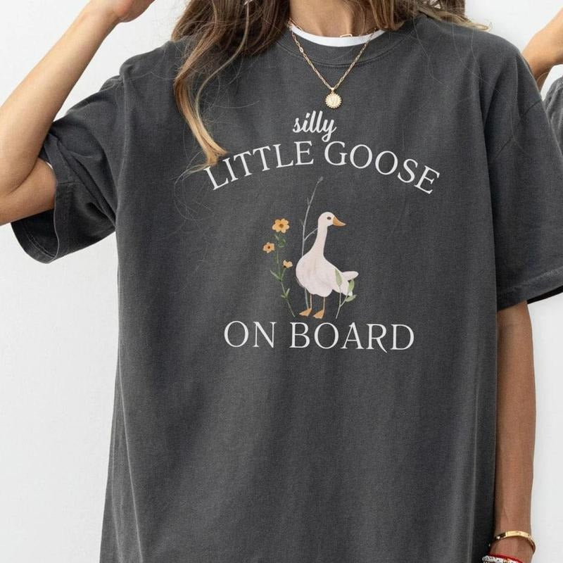 Silly Goose Pregnancy Announcement Shirt, Funny Goose Bump Pregnant Tshirt, Maternity Clothing Gift, First Time Mom Gifts, New Mom Shirt