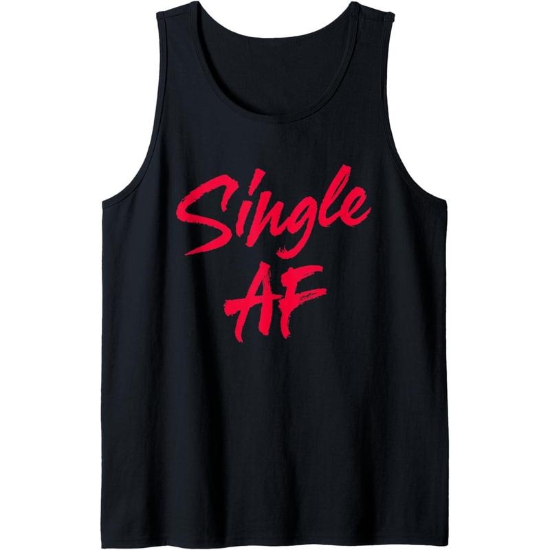 Single AF Tank Top Gym Yoga Workout MADE IN USA