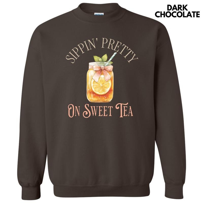 Sippin' Pretty Sweatshirt 'NLB'