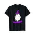 Skateboard Ghost Lazy Halloween costume skateboard T-shirt Made in USA