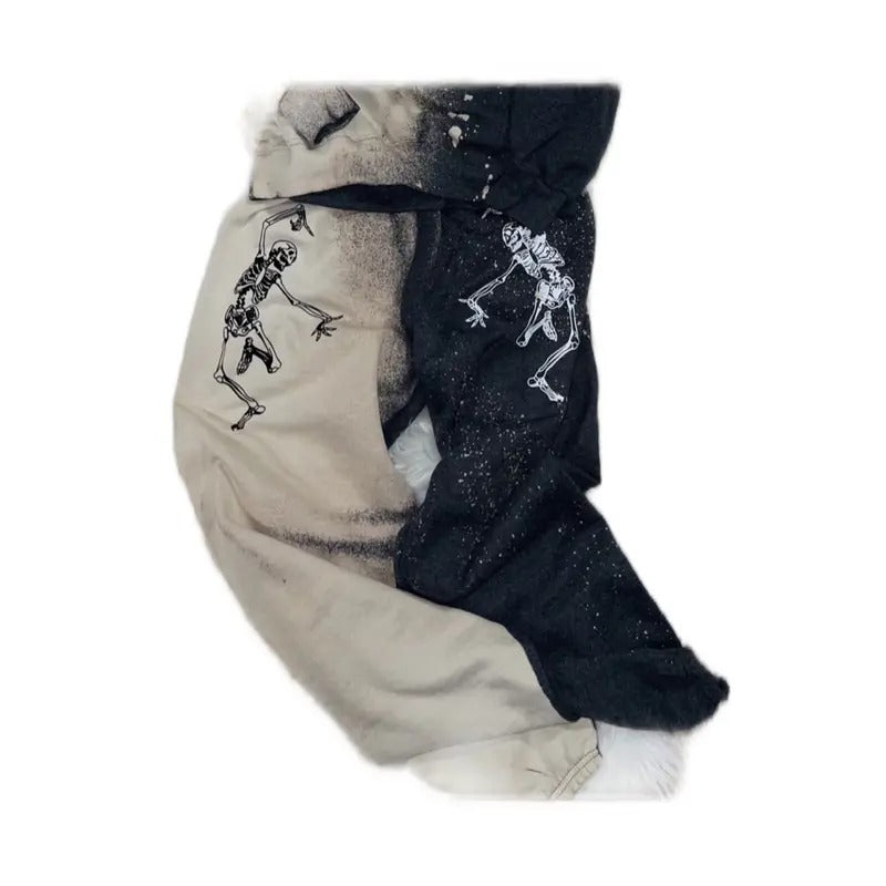 Skeleton sweats and sweater unisex