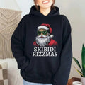 Skibidi Rizzmas Christmas Shirt, Holiday Tee, Funny Xmas Sweatshirt, Rizz Santa Claus Charismas Hoodie, Unisex Sweater Pullover Tee