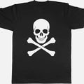 Skull and Crossbones Gothic Unisex Mens Womens T-Shirt Tee