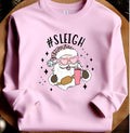 Sleigh Santa with Sunnies Sweatshirt Casual Winter Womenswear