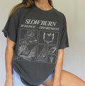 Slow Burn Romance Department Shirt Born To Read Bookish  Spicy Books Shirt Romance Reader Book Club T-Shirt Morally Grey Romantasy