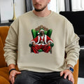 Snoop Santa Christmas Sweatshirt, Gangsta Rapper Holiday Shirt, Twas The Nizzle Hip Hop Shirt, Unisex Sweater Pullover Tee