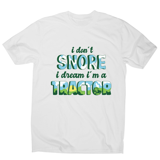 Snoring funny quote men's t-shirt