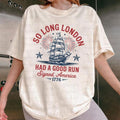 So Long London Had A Good Run 1776 Shirt, Aesthetic 4th Of July Shirt, Independence Day Freedom, USA Party Shirt, July 4th Concert, VTA843