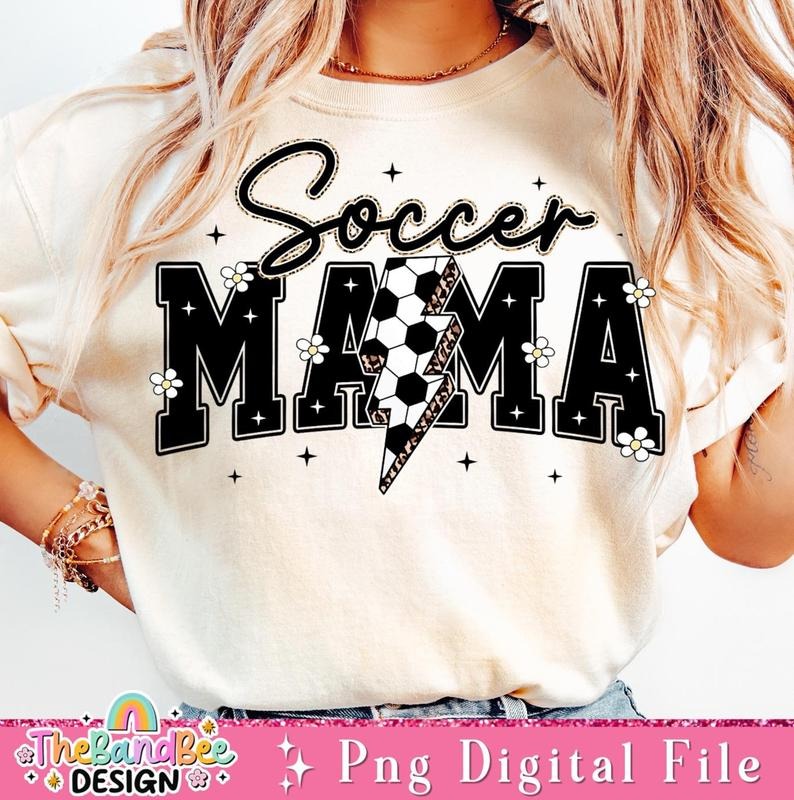 Soccer Varsity T-Shirt, Lightning Soccer T-Shirt , Soccer T-Shirt, Retro Soccer T-Shirt Shirt Design, Soccer Mama T-Shirt