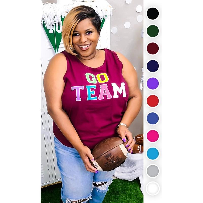 Soft Chenille Go Team Tank Top