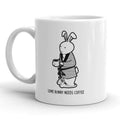 Some Bunny Needs Coffee Mug Funny Easter Bunny Coffee Cup - 11oz Funny Coffee Mugs Ceramic Printed Drinkware Cup