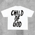 Sopula Men's Child Of God Print Cotton Short Sleeve T-Shirt