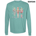 Sparkle Nutcracker Trio Long Sleeve Comfort Colors T-Shirt 'NLB'