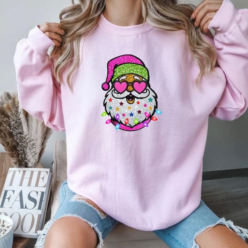 Sparkly Santa sweater