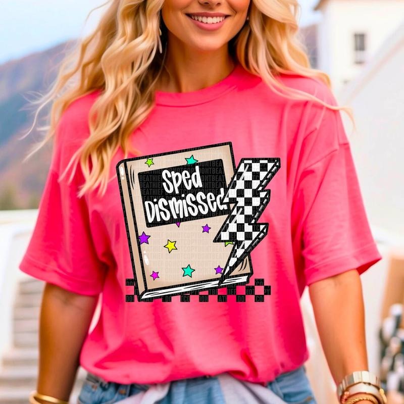 Special Education Book DTF Transfers - THIS IS NOT A SHIRT