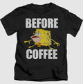 Sponge Bob Before Coffee Meme Funny T shirt