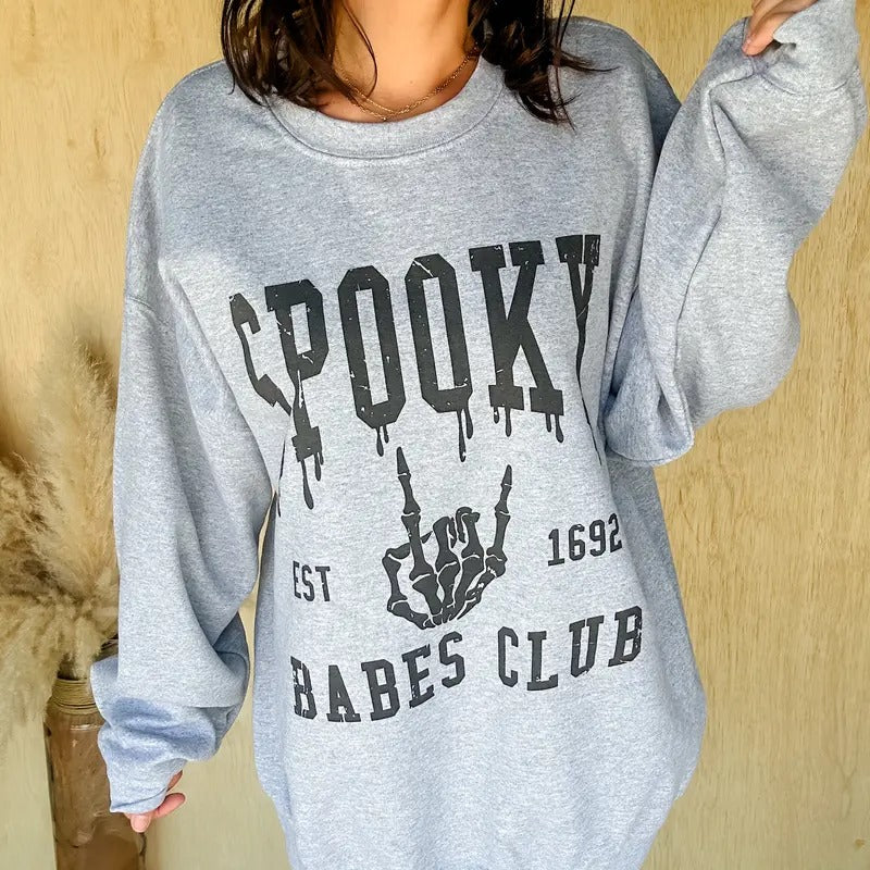 Spooky Babes Club Graphic Pullover