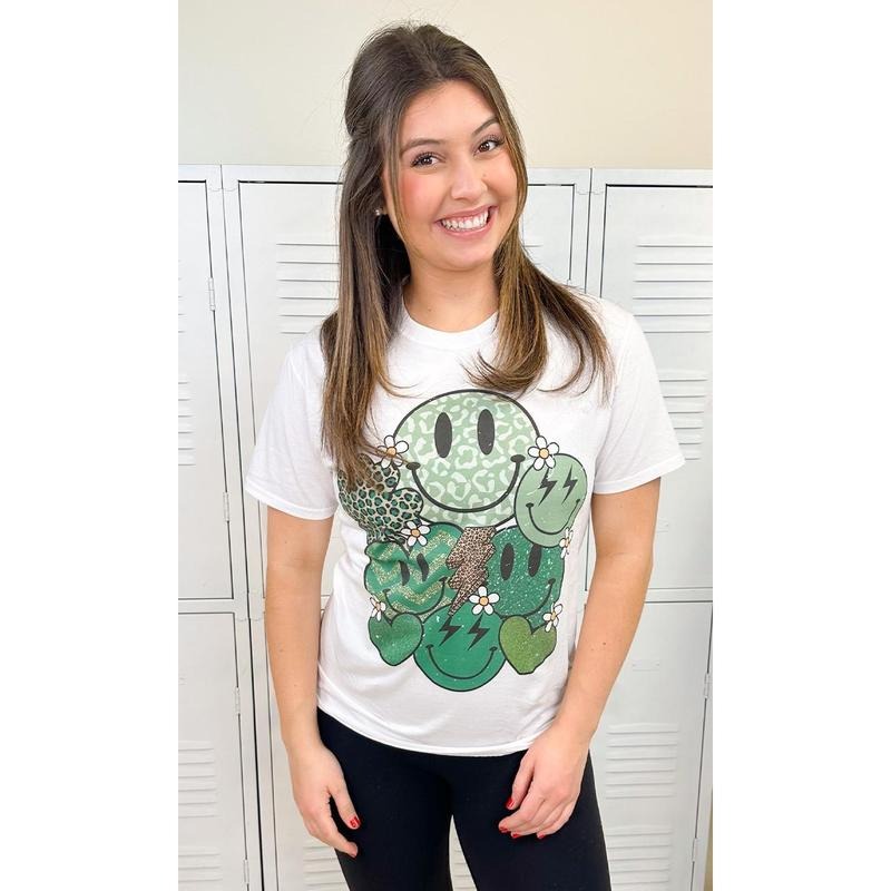 St. Patrick’s Vibes Adult Graphic T-Shirt