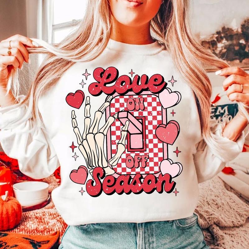 St. Valentine Crewneck Sweatshirt Comfort Cute Breathable Comfortable