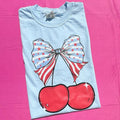 Star Spangled Cherry Coquette Comfort Colors T-Shirt 'NLB'