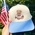 'Star Spangled Teddy' Snapback Trucker Hat