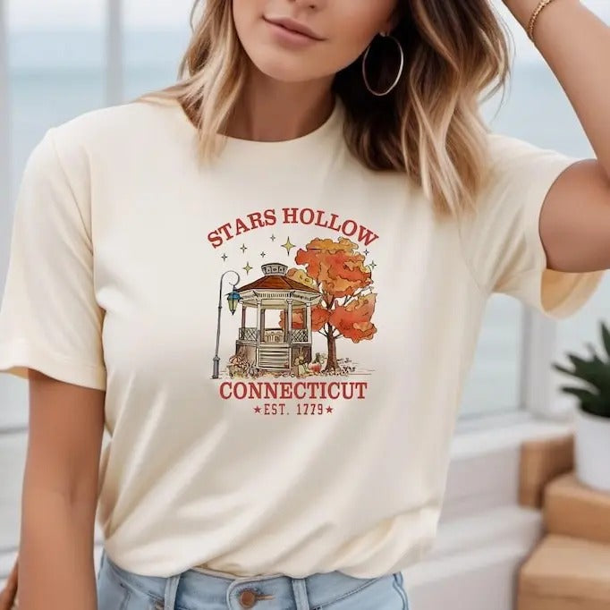 Star's Hollow Luke's, Gilmore Girls Sweatshirts, Autumn Festival Shirts, Connecticut EST. 1779 Tee, Halloween Gift, Gilmore Girls Shirt