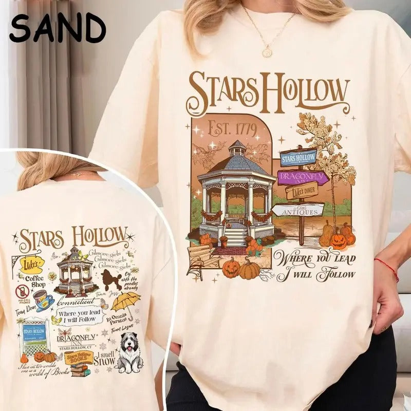 Stars H0llow Autumn Festival TShirt, Gilm0re Girls Shirt, shirt trend 2025