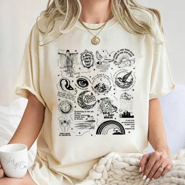 Stevie Nicks Tracklist Crystal Shirt, Stevie Nicks Shirt