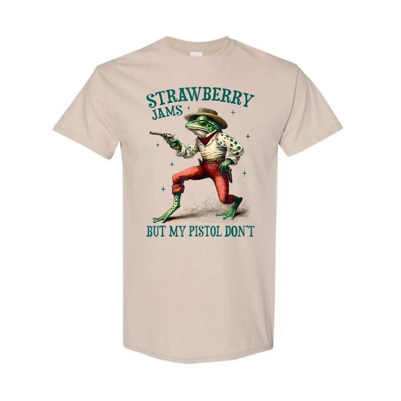 Strawberry Jams But My Guns Don't Shirt, Unisex Shirt