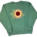 Sunflower Chenille Patch Sweatshirt -- SHREDDED GREEN