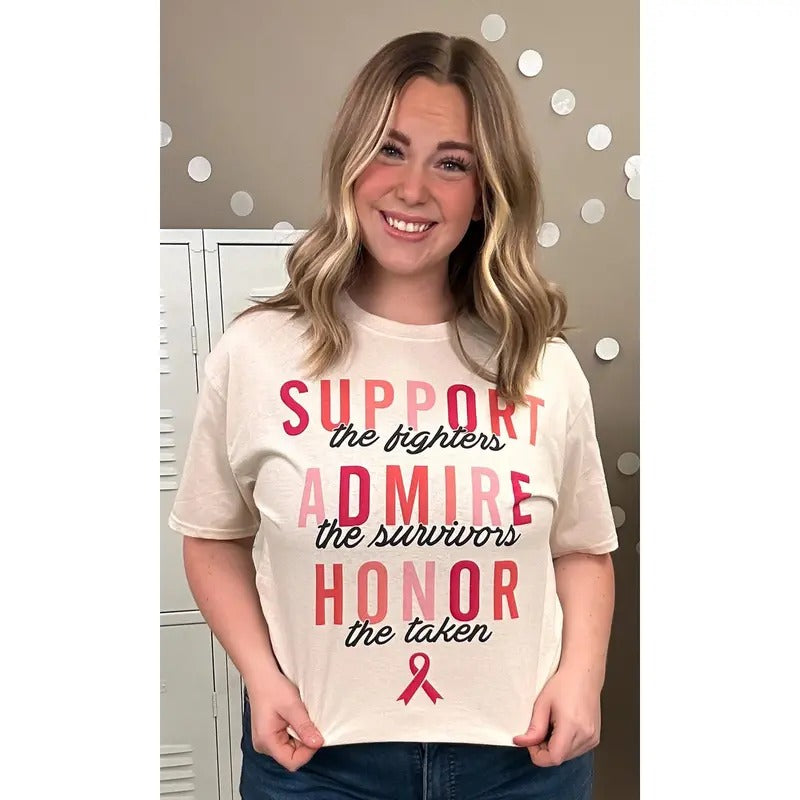 Support Admire Honor Graphic T-Shirt