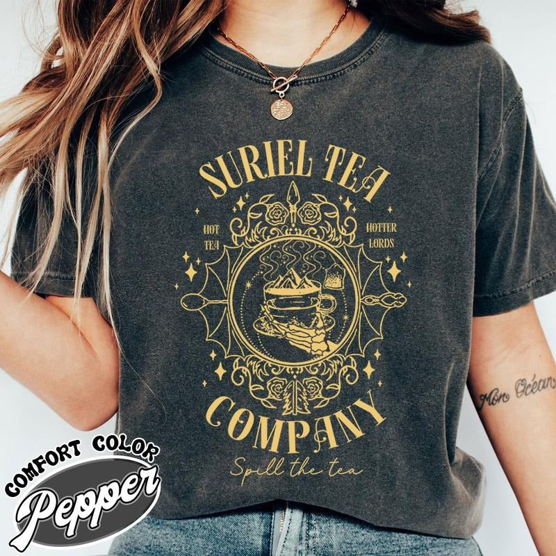 Suriel Tea Co TShirt, Suriel Tea Co Tshirt, Suriel Tea Co, Acotar Shirt Suriel Tea Co, Suriel Tea Co Shirt, Bookish Gift