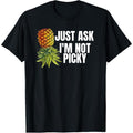 Swinger Party Funny Embarrassing Upside Down Pineapple T-Shirt made in usa